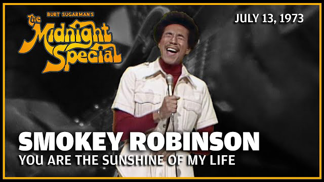 Smokey Robinson appeared on The Midnight Special July 13, 1973