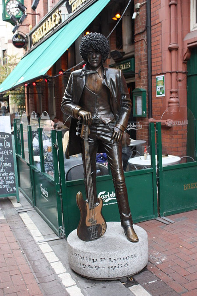 Phil Lynott Statue - Dublin, Ireland