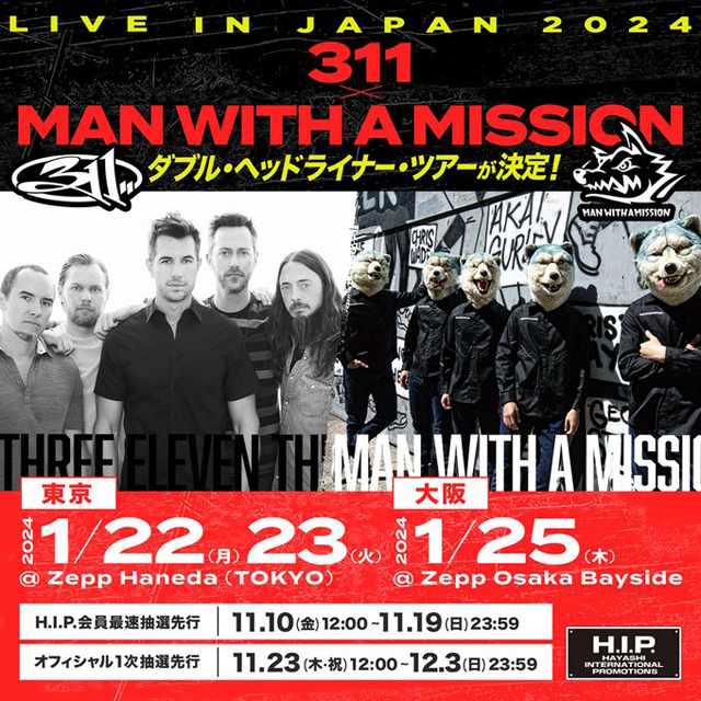 【LIVE IN JAPAN 2024】311 x MAN WITH A MISSION