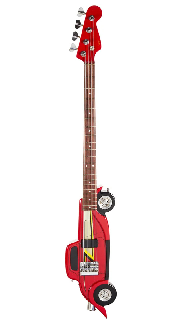 ZZ Top Dusty Hill’s Eliminator Hot Rod Car Bass Guitar