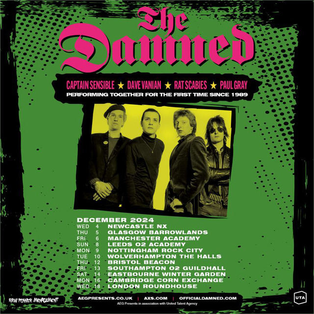 The Damned UK Tour 2024