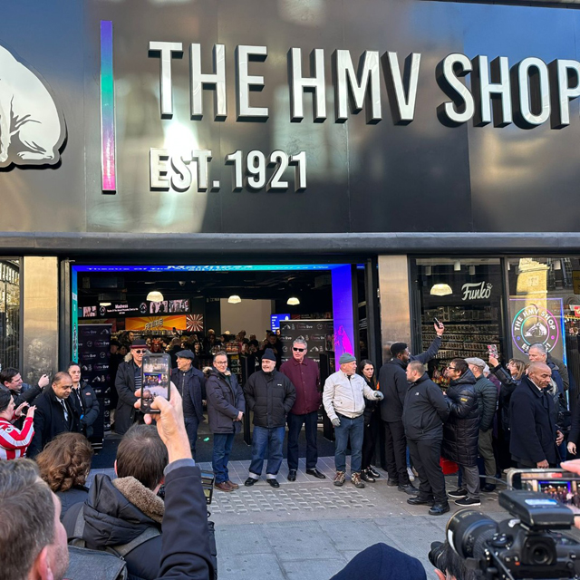 HMV reopens on London’s Oxford Street after four-year absence