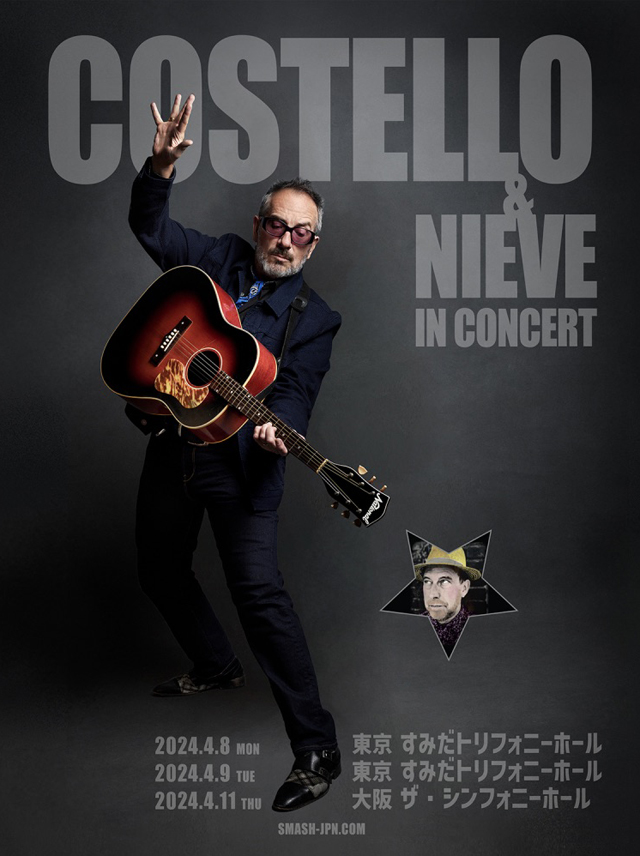 ELVIS COSTELLO & STEVE NIEVE Japan Tour 2024