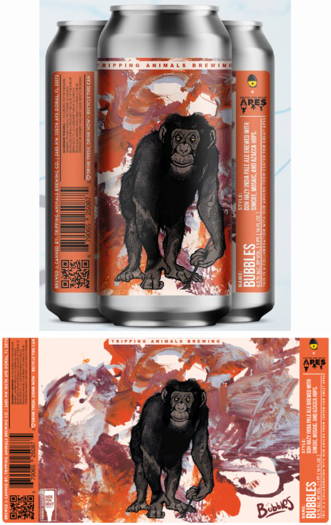 Center for Great Apes × Tripping Animals Brewing Co - Bubbles