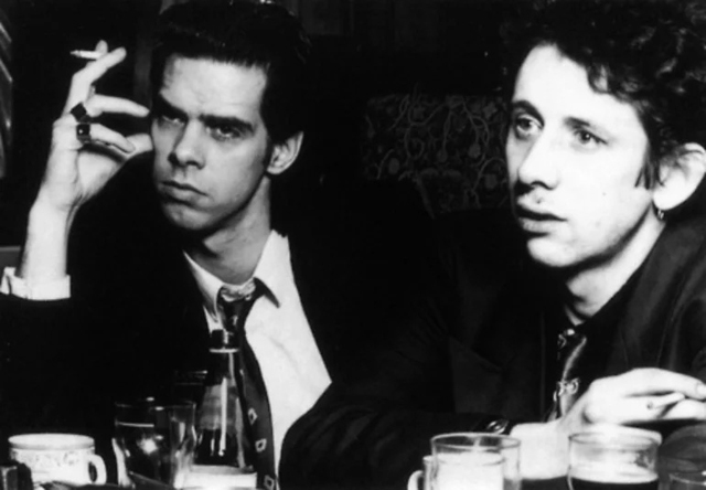 Nick Cave and Shane MacGowan