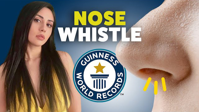 Lulu Lotus - Loudest Nose Whistle - Guinness World Records