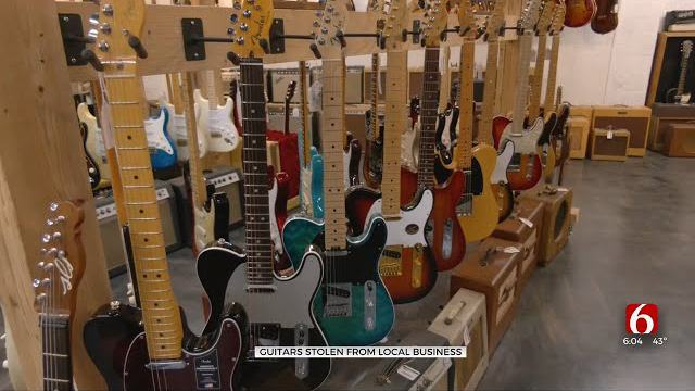 KOTV - ‘It’s Disheartening’: Dozens Of Instruments Stolen From Guitar House Of Tulsa