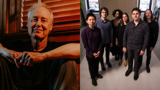 Bruce Hornsby (photo by Tristan Williams) and yMusic (photo by Graham Tolbert)
