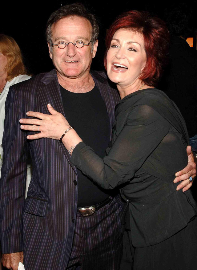 Robin Williams and Sharon Osbourne in Las Vegas in 2007 - Jamie McCarthy/WireImage
