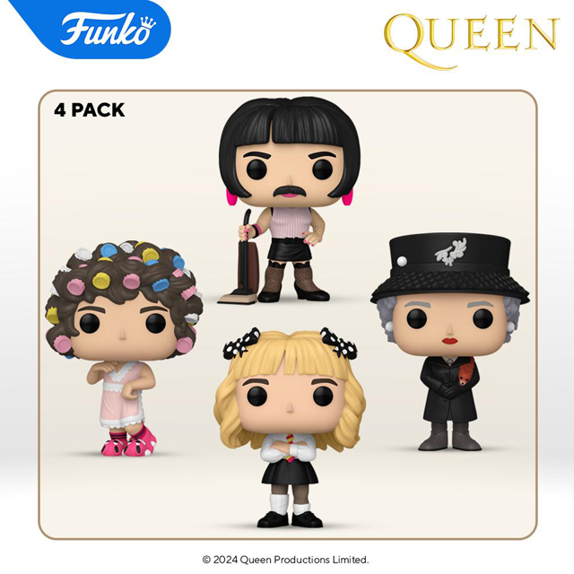 Queen I Want to Break Free Funko Pop! Vinyl Figure 4-Pack