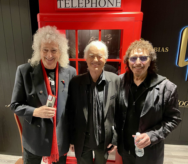 Brian May, Jimmy Page, Tony Iommi