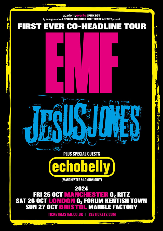 Jesus Jones and EMF co-headline tour