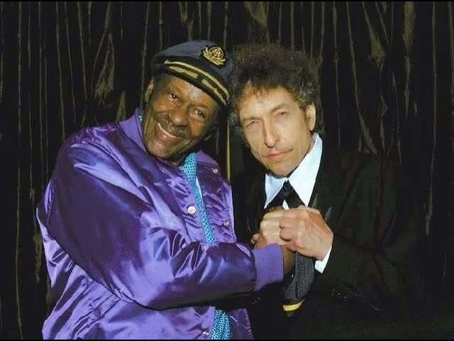 Bob Dylan and Chuck Berry