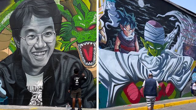 Akira Toriyama Tribute Mural in Peru