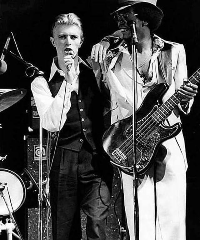 David Bowie with George Murray on bass, 1976