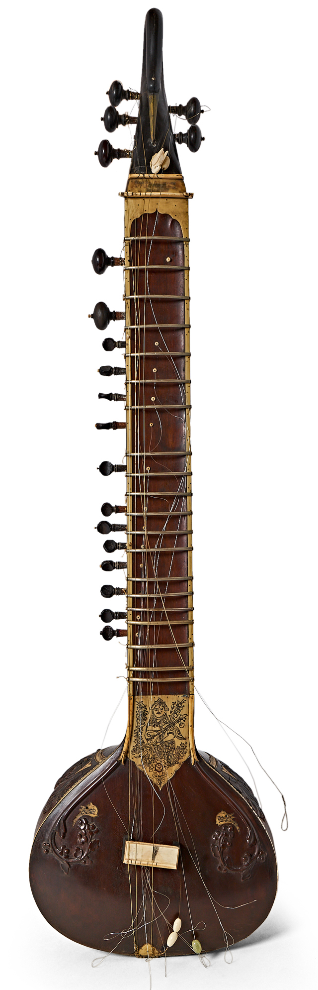 George Harrison's Sitar From 1965, When The Beatles Recorded ''Norwegian Wood''