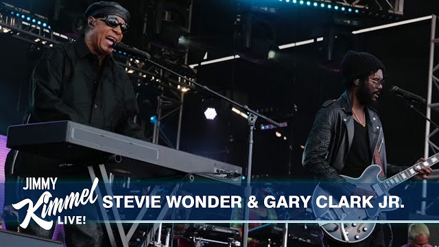 Gary Clark Jr. & Stevie Wonder perform the song What About The Children on Jimmy Kimmel Live.