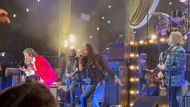 The Black Crowes and Steven Tyler at Hammersmith London - 2024