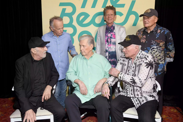 David Marks, Al Jardine, Brian Wilson, Blondie Chaplin, Mike Love and Bruce Johnston attend the world premiere of Disney+ documentary 'The Beach Boys' at the TLC Chinese Theatre in Hollywood, California on May 21, 2024.. PHOTO: ALBERTO E. RODRIGUEZ/GETTY