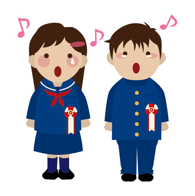 卒業式の歌と涙 (c)ACworks