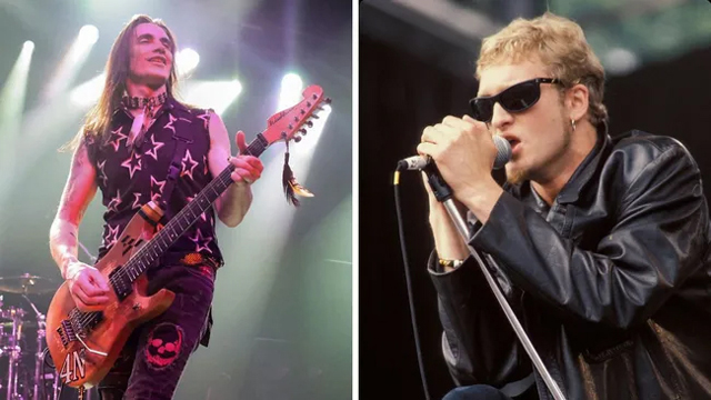 Nuno Bettencourt & Layne Staley (Image credit: L-Ethan Miller/Getty Images; John Atashian/Getty Images)