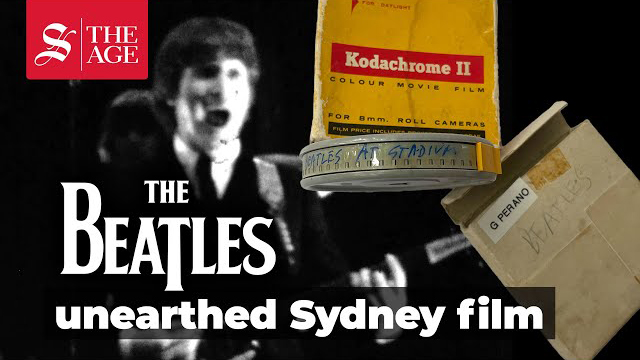 Never before seen footage of The Beatles live in Sydney - The Sydney Morning Herald and The Age