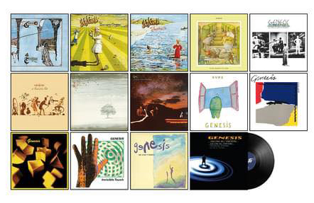 Genesis studio albums 1970-1997, pressed on 180g vinyl