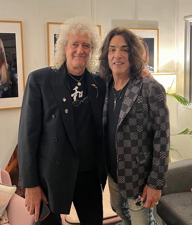 Brian May and Paul Stanley 2024