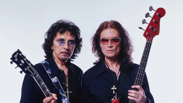 Tony Iommi and Glenn Hughes (Image credit: John McMurtrie)