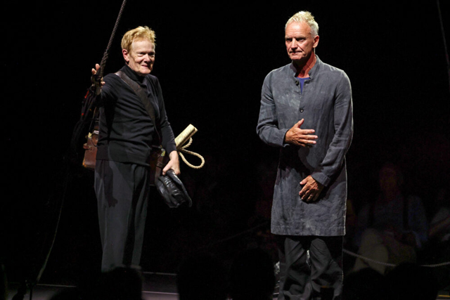 Sting and Philippe Petit - Cindy Ord/Getty Images