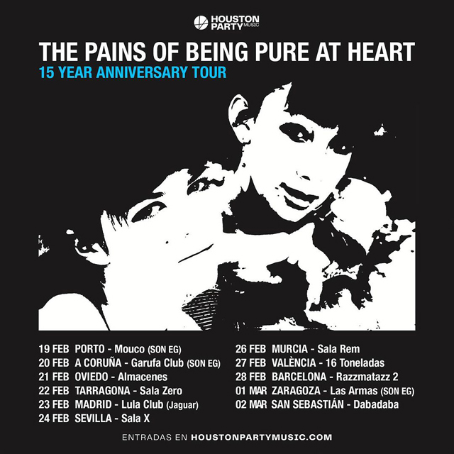 The Pains of Being Pure at Heart: 15 Year Anniversary Tour