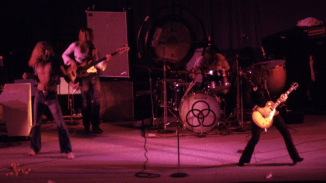 Led Zeppelin performing in Tokyo, Japan on October 3, 1972