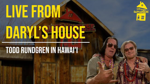 Daryl Hall hosts Todd Rundgren on Live From Daryl's House in Hawaii