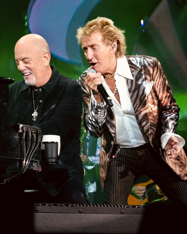 Rod Stewart & Billy Joel - Cleveland 9/13/24 - Photo by Myrna Suarez