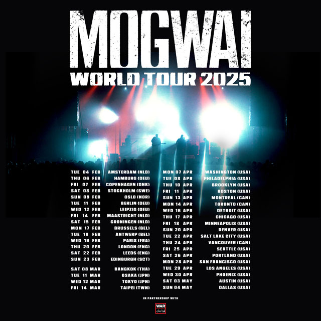 Mogwai world tour 2025