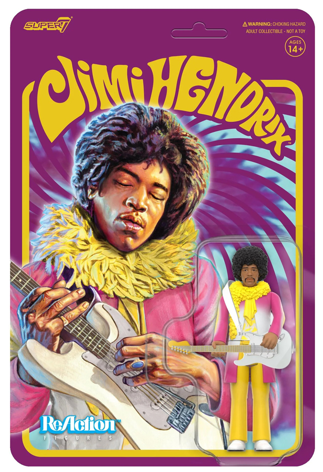 Jimi Hendrix ReAction Figures Wave 4 - Jimi Hendrix (Reverse Album Colors)