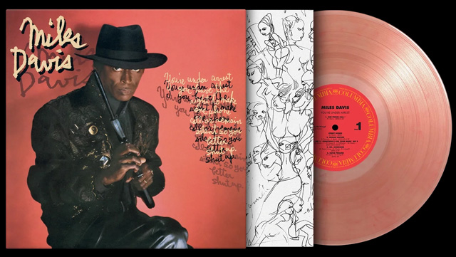 Miles Davis / You're Under Arrest [180g LP / red & clear marbled vinyl]