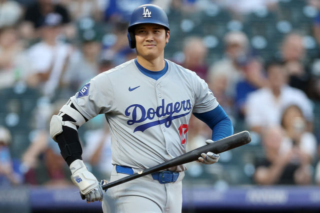 大谷翔平 - photo by Matthew Stockman/Getty Images