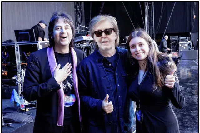 Paul McCartney, Yamil Alamo and Leonora Pereira -Credit: (Image: Reach Publishing Services Limited)