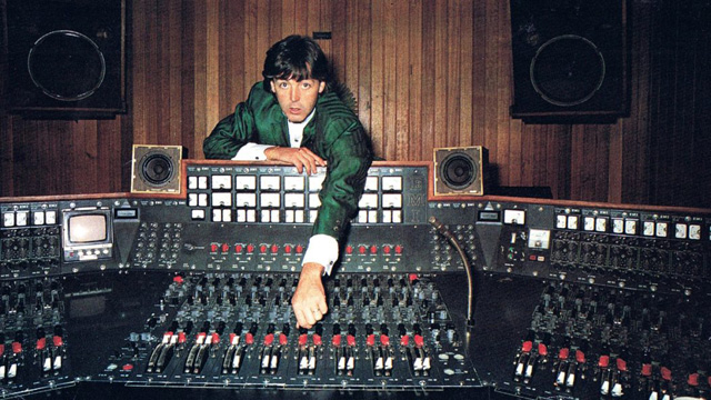 Paul McCartney - Abbey Road console - photo via AbbeyRoad.com