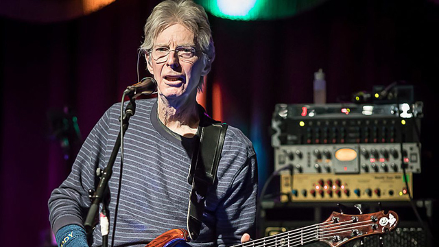 Phil Lesh at Brooklyn Bowl in 2017 (photo by Lou Montesano)