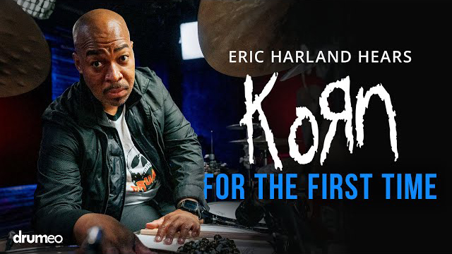 Eric Harland - Jazz Drummer Hears Korn For The First Time - Drumeo