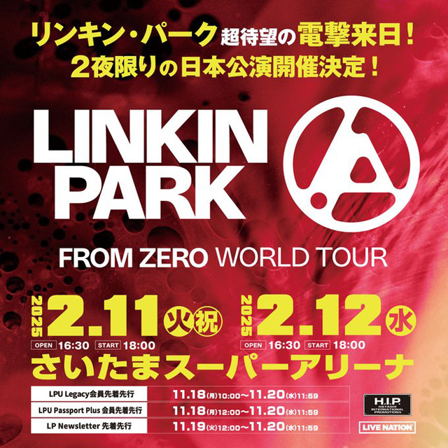 LINKIN PARK: From Zero World Tour 2025