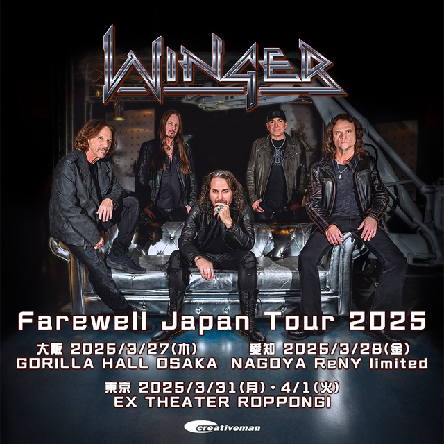 WINGER Farewell Japan Tour 2025