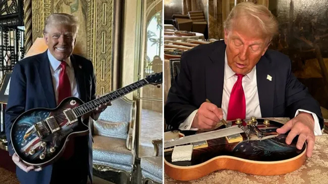 Donald Trump (photo via Trump Guitars)