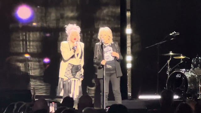 Cyndi Lauper and Lucinda Williams. Target Center, Minneapolis, MN. Dec 4, 2024.