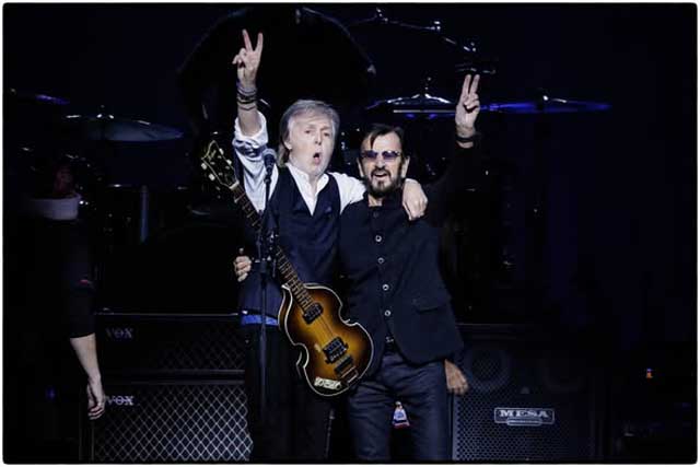 Paul McCartney with Ringo Starr  O2 Arena. Dec 19, 2024　