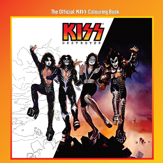 The Official Kiss Colouring Book
