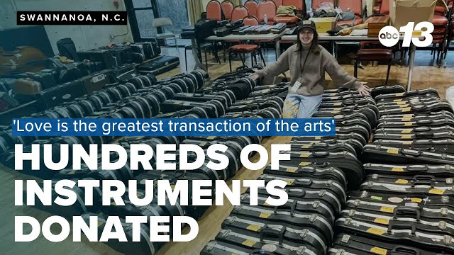 WLOS - Helene destroyed their musical instruments. This group replaced them for free