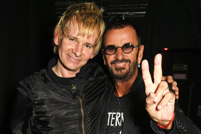 Zak Starkey and Ringo Starr Photo by David M. Benett/Dave Benett/Getty